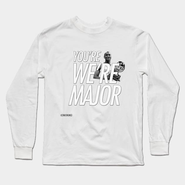 Miner Over Major Long Sleeve T-Shirt by oakleyandallen